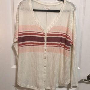 Waffle Knit Top